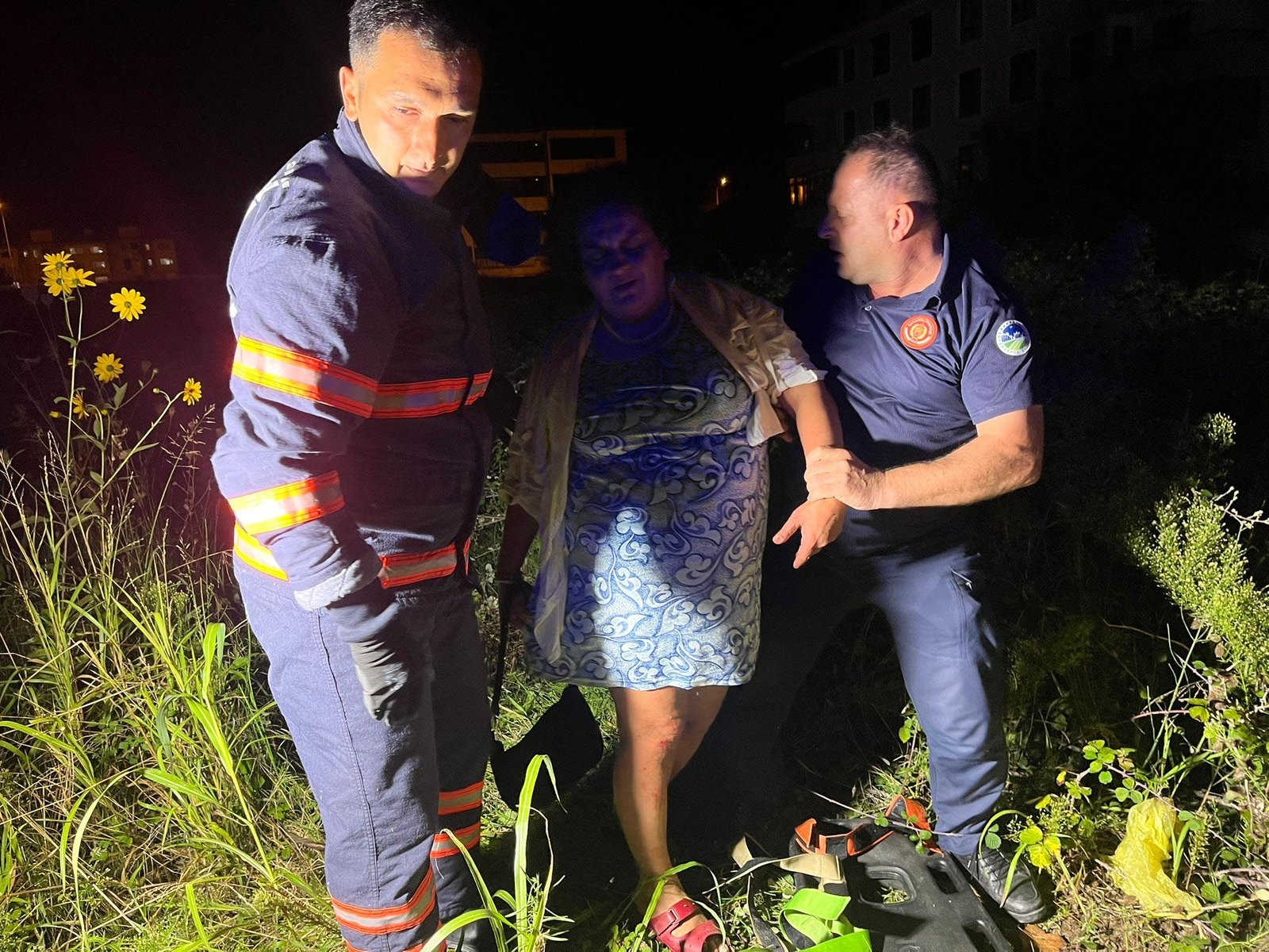 Sakarya'da Diken Uçları Toplarken Kaza Geçiren Kadın