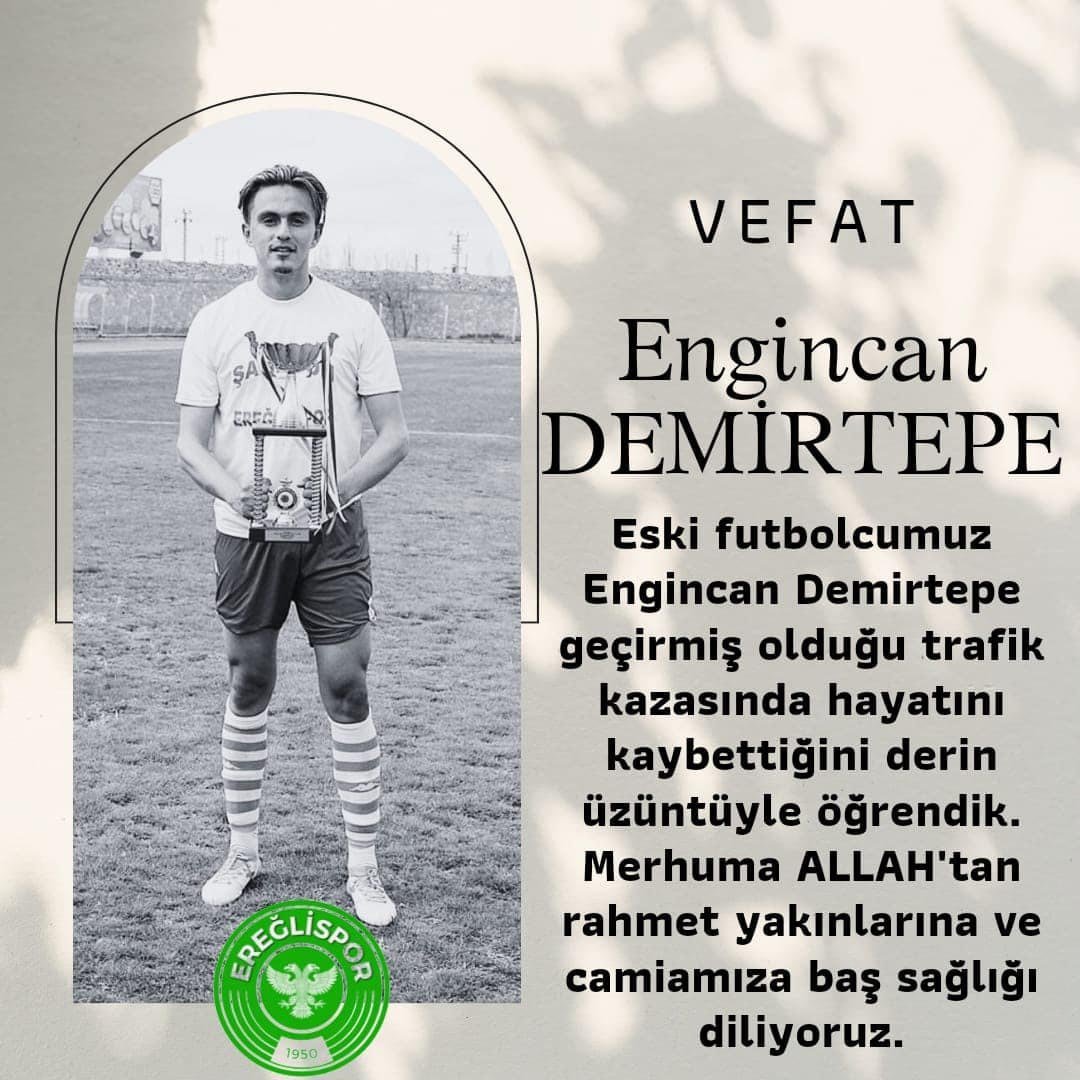 Eski Futbolcu Engincan Demirtepe Trafik Kazasında Hayatını Kaybetti